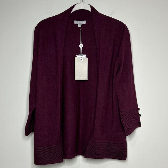 NWT Evolution Open Cardigan Sweater Size S 3/4 Sleeves Stitch Fix - Picture 1 of 10